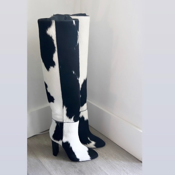 SAINT LAURENT PONYHAIR BOOT - Picture 1 of 7